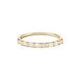 Wholesale 925 Silver Fine Rings 14K Gold Plated & Luxury Design with White CZ for Women Stacking Jewelry