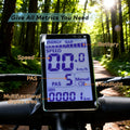 Wired Electronic LCD Display for HILLMILE PORT 1  Aluminum Alloy Multi-Function Bike Accessories Speedometer/Odometer/Mount