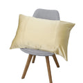 OEM Custom Logo Accepted 6A 22mm Silk Pillow Case Pure Woven Plain Pillow Covers with Zipper