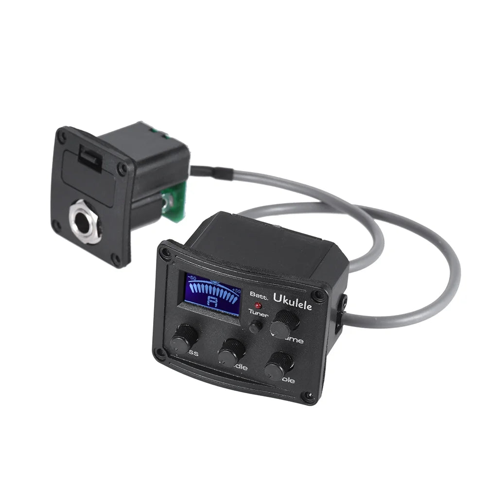 2 Band Balanced Ukulele EQ Amplifier with LCD Screen Tuner Stringed Instruments Parts & Accessories Wholesale