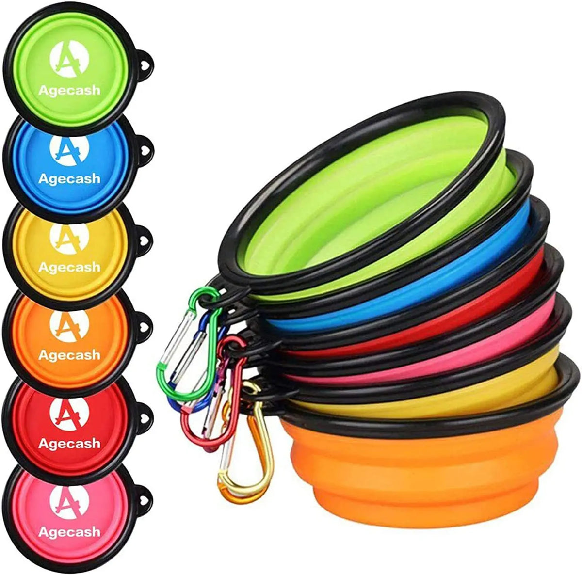 Dog Bowl Pet Bowls Best Selling Products Collapsible Silicone Dog for Dog Water Bottle Foldable Silicone Opp Bag Poo Rano 4 TPE