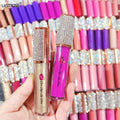 Wholesale Vendor Vegan Liquid Glitter Lipgloss Waterproof Shiny Matte Lip Gloss Private Label Bulk Lipgloss With Diamond Tubes