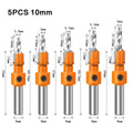6pc DIY Industrial 8mm/10mm Shank HSS Woodworking Router Bit Countersink Punching Drill Mill Cutter Steel Tools-OEM Customizable