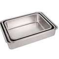 Baking Pans Set Stainless Steel Sheet Cake Pan for Oven Rectangle Bakeware Set for Cake Non-toxic Healthy Dishwasher Safe
