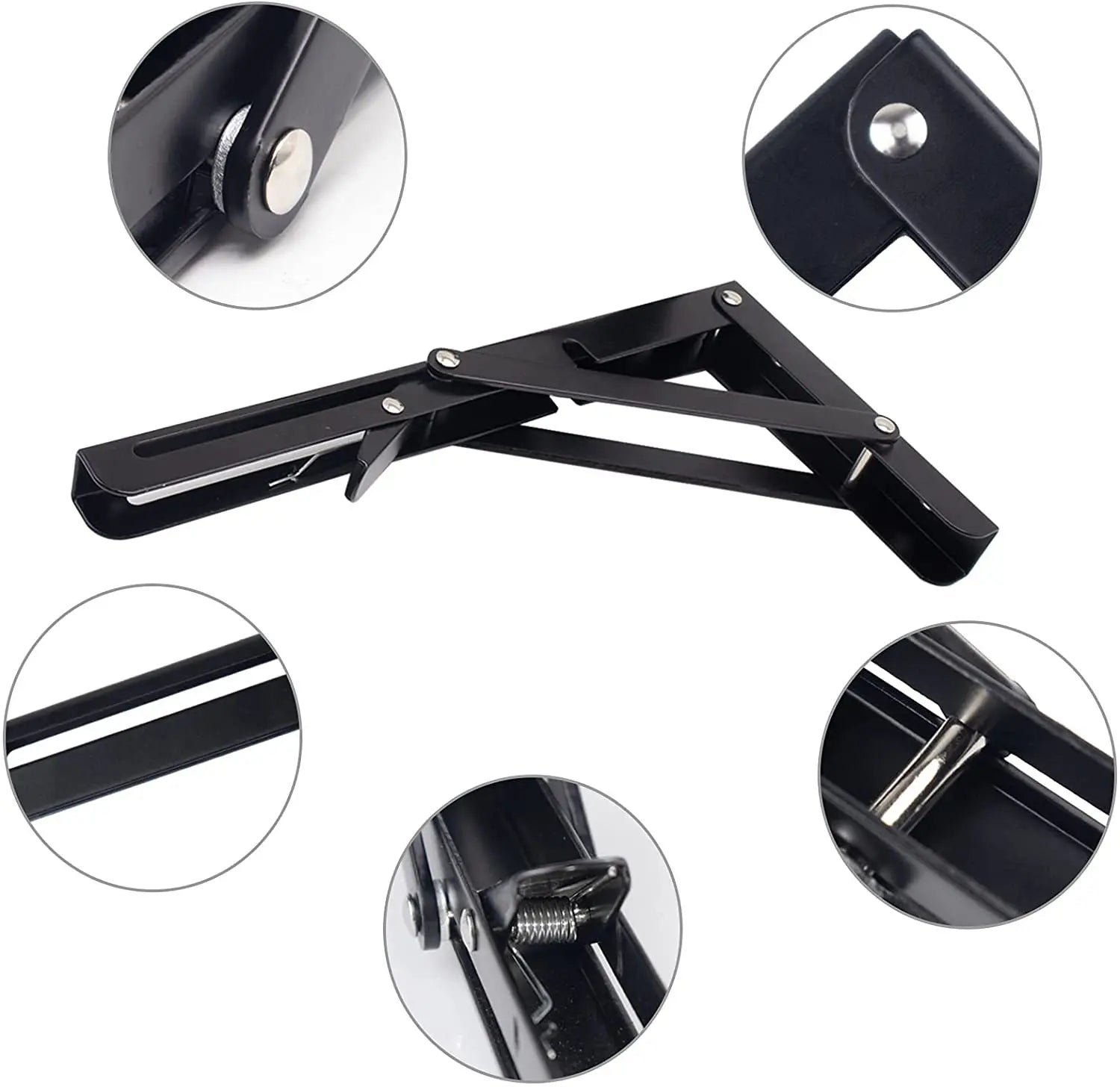 Heavy Duty Triangular Metal Bracket Stainless Steel/Aluminum Adjustable  Joints for Solar Panel/Construction/Machinery