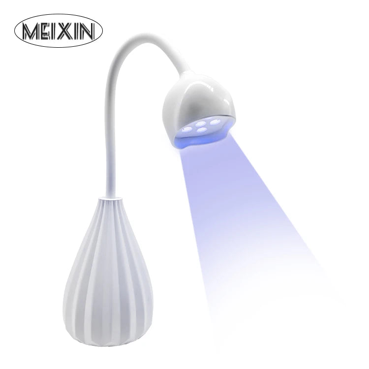 Logo Printed Wireless UV/LED Nail Dryer Lamp for Salon Manicure Plastic CE/FCC/ROHS Certified Automatic Timer USB Battery