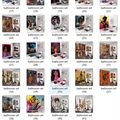 African American Durable Waterproof Shower Curtain Set Lover Couples Fabric Shower Curtains With 12 Pcs Hooks/