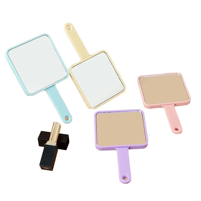 Zonyin Hot Sale Portable Customized Logo Cute Compact Vanity Mirror and Comb Mini Hand Held Travel Pocket Hand Makeup Mirror