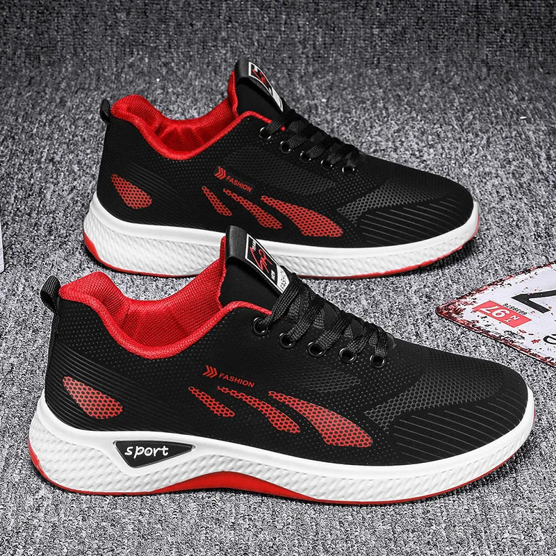 New Fashion Men Breathable Light Travel Running Casual Sports Shoes for Men