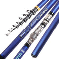 Balanzze Telescopic Surf Casting Rods Power Hard Carbon Fiber 3.6m-6.3m Slow Action Lake Stream Fishing Rod