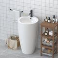 Free Standing Wash Basin Bathroom Ceramic Hand Wash Sink with Floor Standing