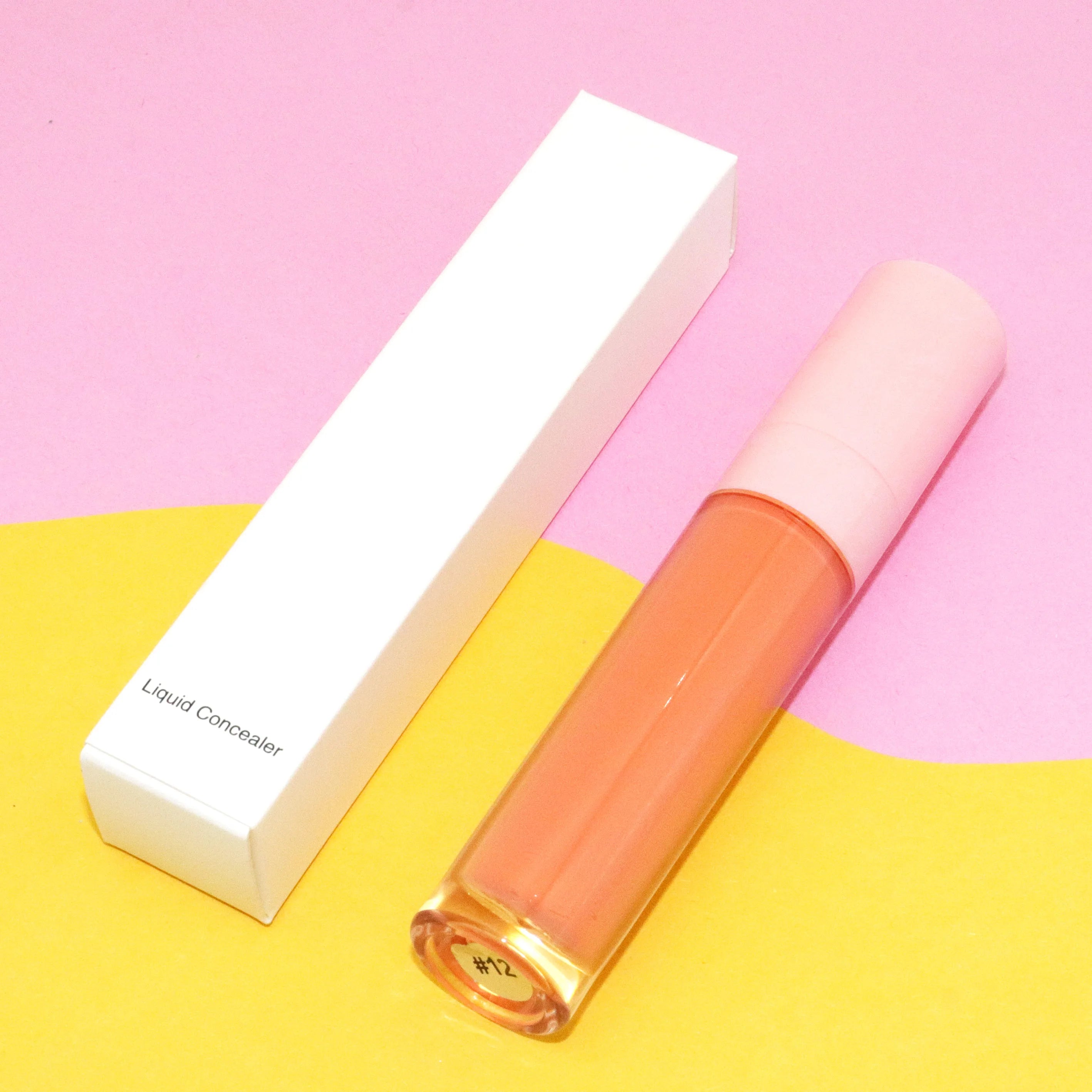 No Logo 12-Color Liquid Concealer with Moisturizer Custom Logo Oil Control Face Makeup Waterproof Cream Formula Private Label