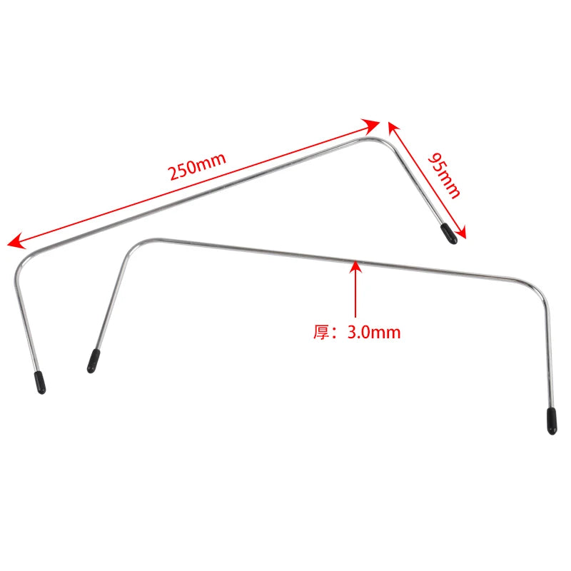Stock Metal Purse Frame Clutch 250mm Bag Clutch Bags Frames