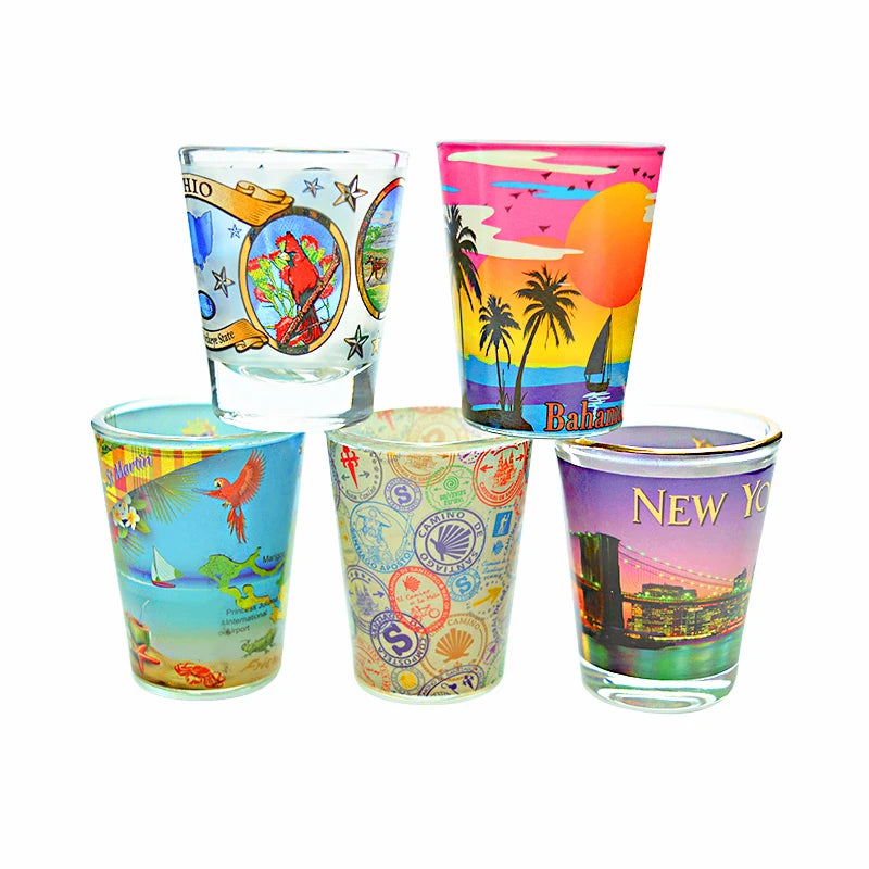 Factory Custom Made Classic Party for 1.5 oz Shot Glasses in Various Colors & OEM Options with Custom Logo MegaBDM