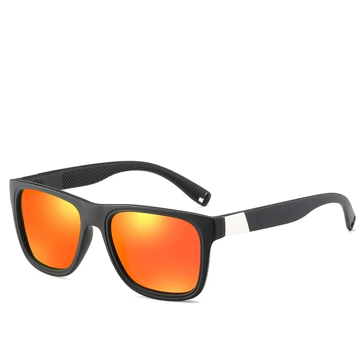 New Men's Polarized Sunglasses Colorful Film Sports Sunglasses PC Frame Glasses