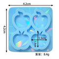 Early Riser Various Shapes Laser Holograph Mold Little Earrings Silicone Mold for Fashion Jewelry Set Pendant Keychain Mouldings