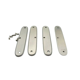 EDC Knives Custom Made Titanium Alloy TC4 Scales Wire EDM Broaching for 93mm Swi Knife-Corrosion Protection High Performance