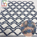 Wholesale African Lace Fabrics Colored 3d Embroidery Lace Fabric New Design Mesh Embroidery Tulle Laces Fabrics for Women