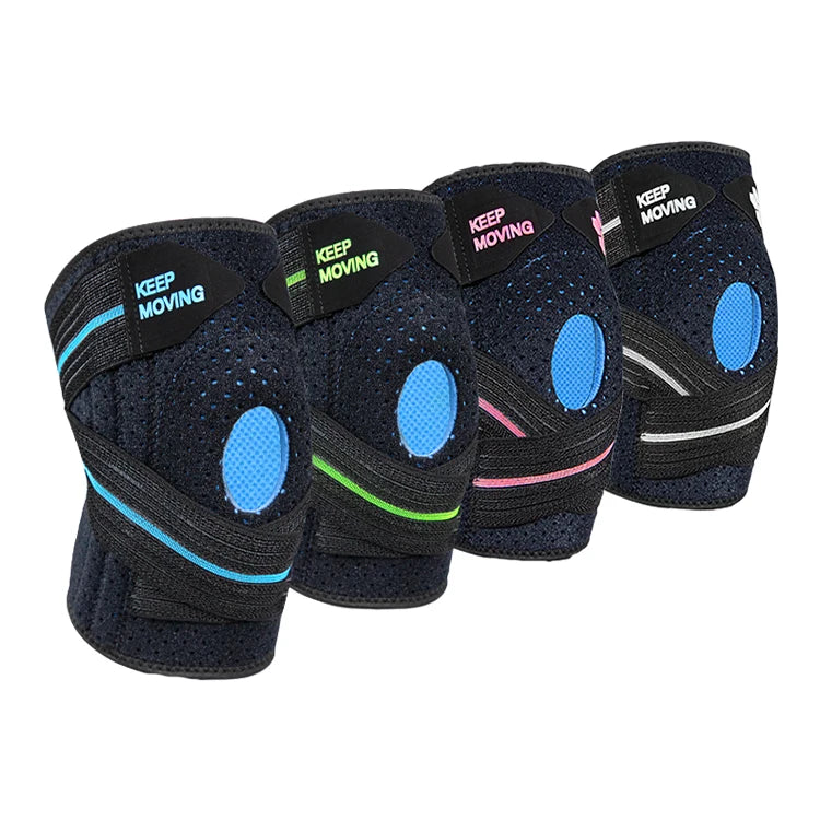 SHIWEI-907#Pressure Knee Straps Support Absorbent Cloth Knee Pad Brace with Support bar