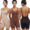 Slimming Seamless Full Body Shaper Tummy Tucker Fajas Colombianas Crotchless Bodysuit Backless Shapewear for Women