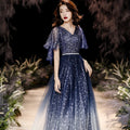 Women Party Summer Lace Sequined Performance Elegant Evening Prom Dresses