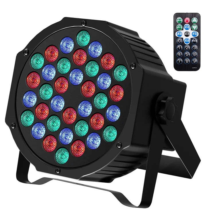 U King Aluminum Shell 72W RGB 36 LEDs Wireless Remote DJ Led Bar Stage Lights