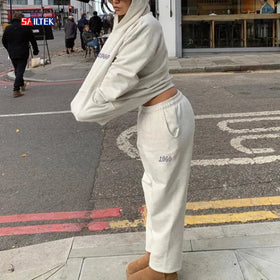 Women's Sports Suit Fall Winter Clothes for Women Custom Two Piece Jogger Sets Causal Sweatsuit Sets Hoodie and Sweatpants Set