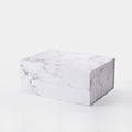 Bulk Luxury Cardboard Marble White Presentation Gift Box Packaging With Magnetic Lid