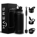 2024 LFGB BPA Free Double Walled Insulated 18/8 Stainless Steel Vacuum Flask Sport Water Bottle with Straw Easy Carry