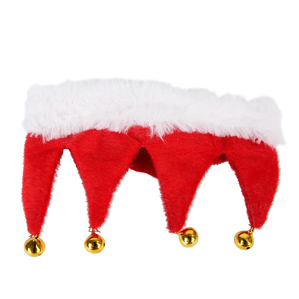 Wholesale Red White Thick Fleece Christmas Dog Neckerchief