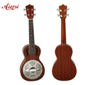 Aiersi Brand 26 Inch Tenor F Hole Mahogany Body Resonator Ukulele 4 String Hawaii Guitar Small Size Music Instrument Factory