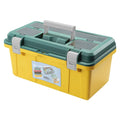 390x195x2MM LEADLOONG OEM Strong Durable Square Plastic Portable Toolbox Industrial Grade Tool Storage Box Household