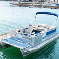 50cm Simple Pontoon Tubes Aluminum Alloy Boat Load 400kg Family Yacht Party Fishing Boat MegaBDM