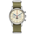 SEAKOSS Automatic Mechanical 40mm Wristwatch 1963 Seagull ST1654 Movement Week Display Sapphire Pilot Calendar Stainless Steel