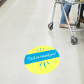 Custom Waterproof Advertising Promotion Floor Stickers Vinyl Adhesive Vinyl Flooring Decals