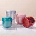 Hot Sale 440ml Double-Layer Round Cosmetic Jar Colorful Plastic with Screw Cap for Cream Lotion Skin Care Empty Cosmetic Packing