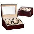 Advanced Watch Storage Box Wood Sandalwood Piano Paint 4+6 Slot Travel Watch Winder Box for Man