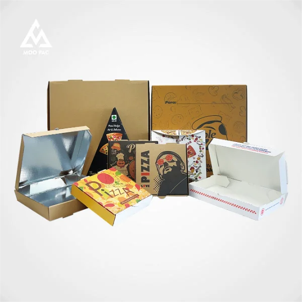 Eco Friendly Wholesale Custom Recyclable Printed Corrugated Board Paper Pizza Box Pizza Packaging