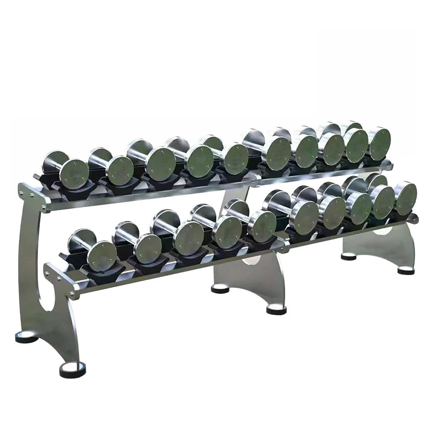 Electroplated Dumbbell Rack Pure Steel Rustproof Dumbbell Stand Men's Fitness Multifunctional Combination Racks