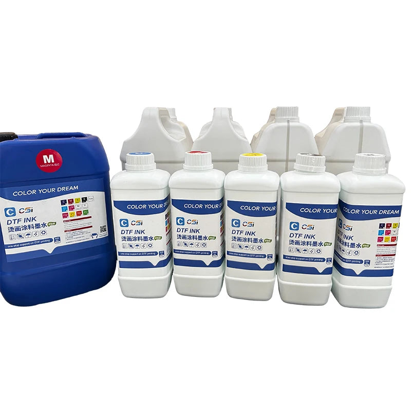 1000ml 5KG DTF Heat Transfer Pet Film Ink DTF Ink for XP600 L1800 L1805 I3200 4720 Dtf Printer