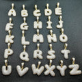 CN154  Wholesale A-Z 26  Letters Real Iced Out AAA Zircon Bling Bling Copper with Zircon Pendant Necklace Jewelry
