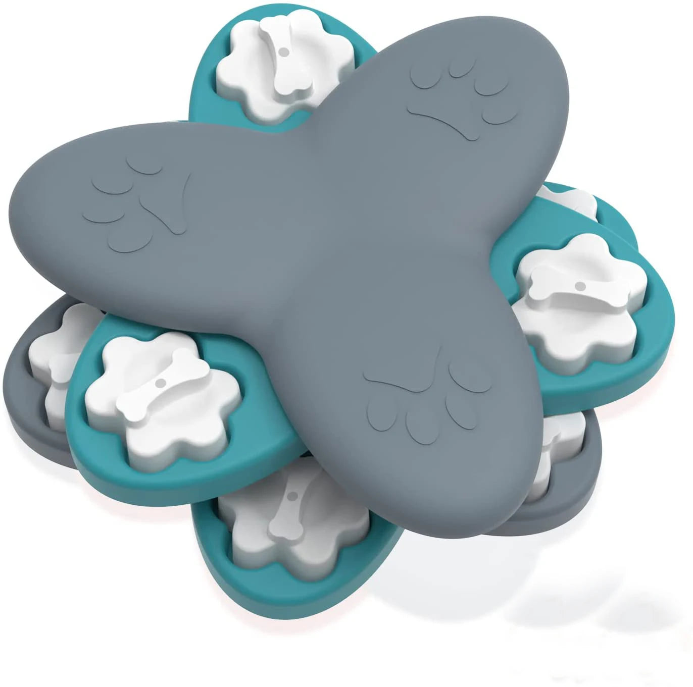 Best-Selling Interactive Dog Treat Puzzle New Arrival Durable Eco-Friendly PP Material IQ Training Brain-Stimulating Pet Toy