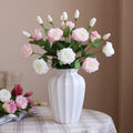 Hot Sale Real Touch Lisaianthus Flower Wedding Home Table Centerpiece Artificial Eustoma Lisianthus Flower for Office Room Decor