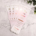 French Style Wedding Menu UV Printing Table Cards Party Thank You Card Meeting Process Card for Wedding