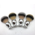JDK Luxury Sliver Plating Shaving Brush Cheap Badger Synthetic Hair Beard Private Label Factory Shaving Tool