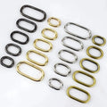 Meetee AP365 38mm Luggage Hardware Accessories DIY Handmade Zinc Alloy O Ring Buckles Connective Ring Buckle for Handbag