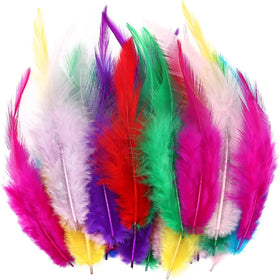 Wholesale Dyed 5-7'' Rooster Saddle Feathers Handmade Wedding Home Party Earrings DIY Dream Catcher Decorations Rooster Feathers