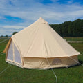 3M 4M 5M 6M 7M New Design Outdoor Canvas Bell Tent Two Door Canvas Bell Tent for Sale