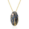 C8206 Abiding Fine Jewelry Wholesale Color Retention Technology Jewelry Custom Silver Natural Opal Pendants for Necklaces