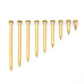 Custom Size 1.2mm 1.5mm 2mm 2.8mm Smooth/Fluted Shank Pure Antique Copper Nail Furniture Jewelry Box Decorative Length 22-72mm